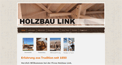 Desktop Screenshot of holzbau-link.de